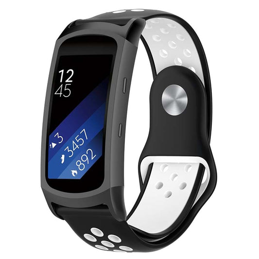 Pin-and-Tuck Perforated Rubber Strap for Samsung Fit 2 & Fit 2 Pro