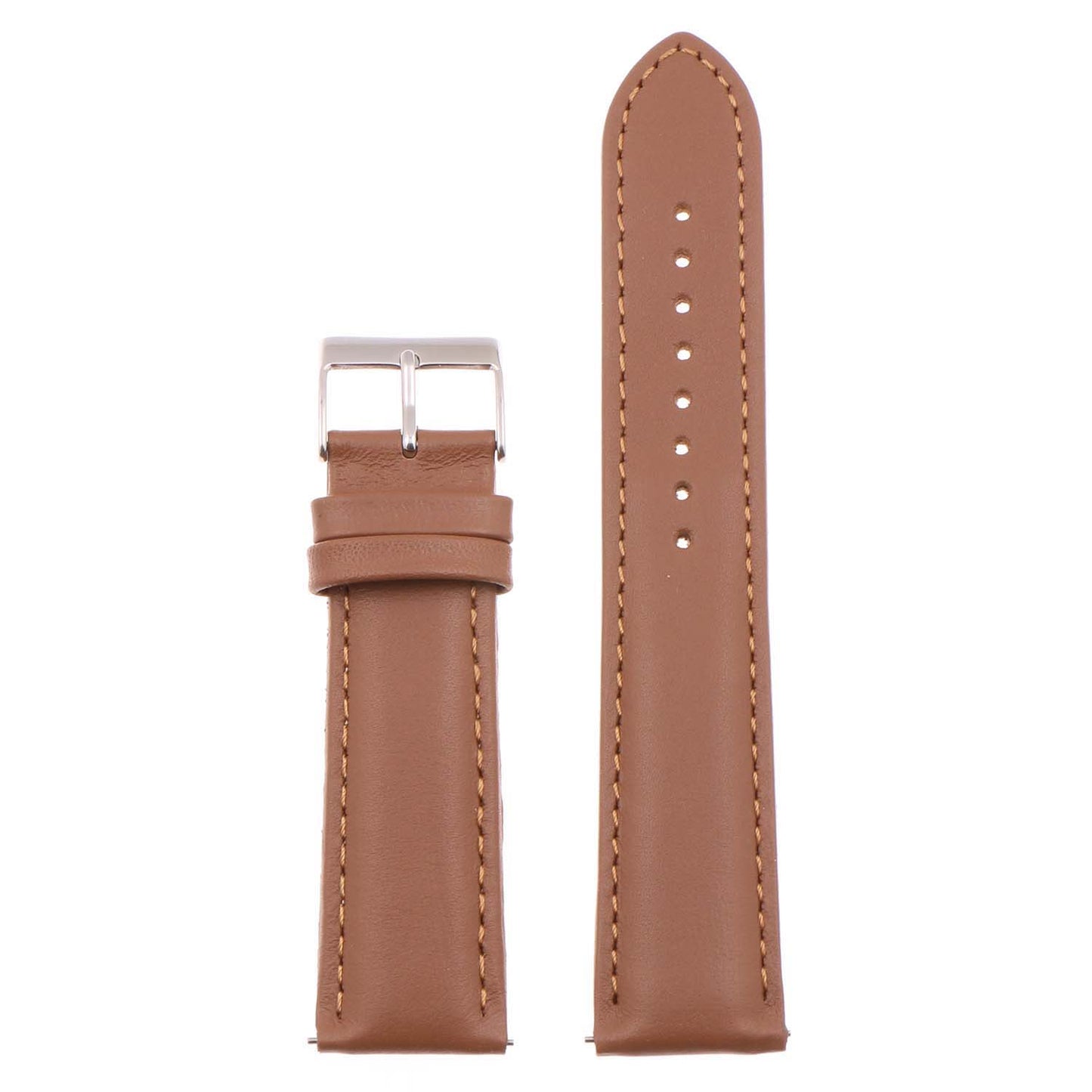 24mm Leather Smart Watch Strap (Short, Standard, Long)