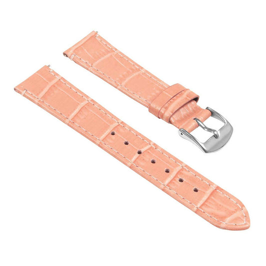 Women's Crocodile Strap - Quick Release Light Pink