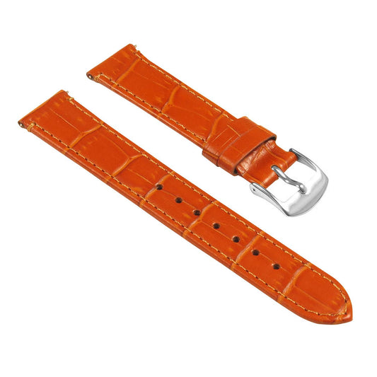 Women's Crocodile Strap - Quick Release Tan