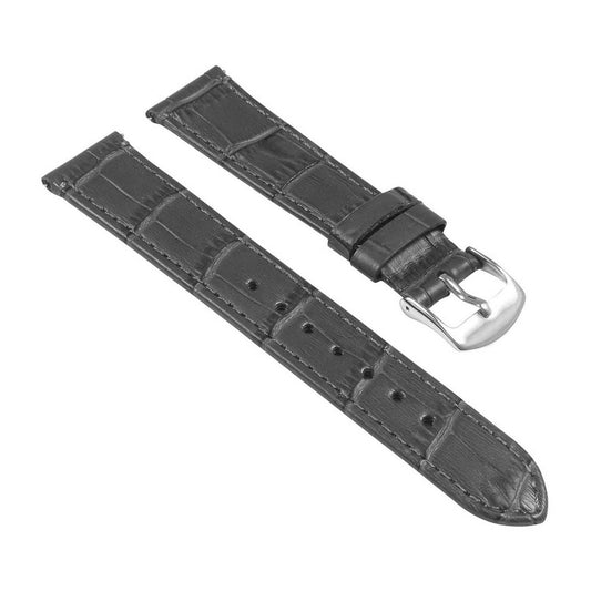 Women's Crocodile Strap - Quick Release Grey