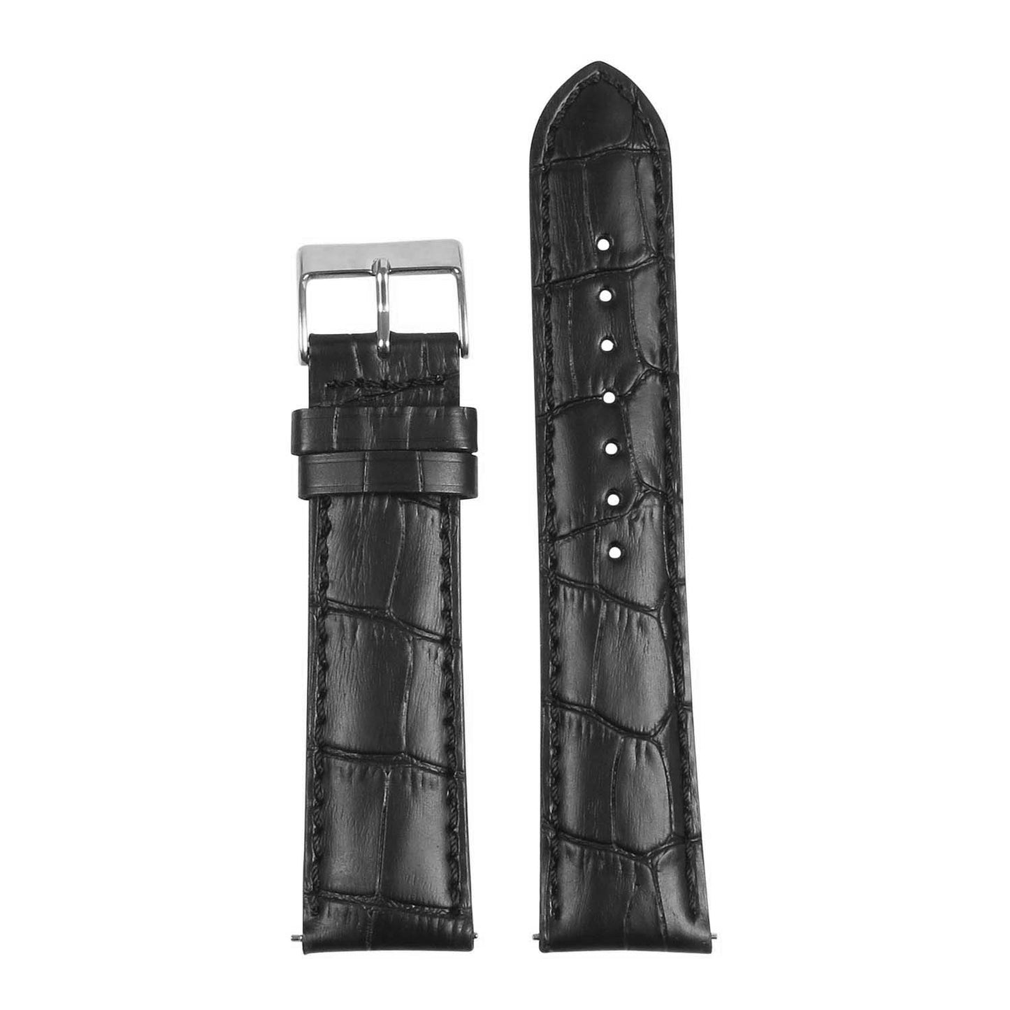 Men’s Crocodile Embossed Strap – Quick Release (16mm, 18mm, 19mm)