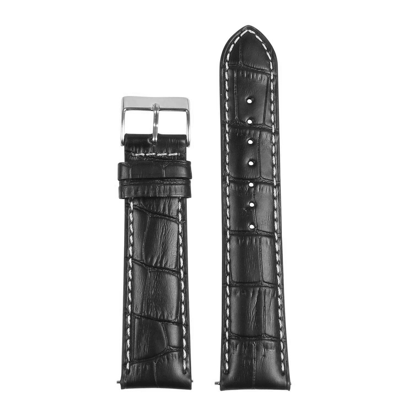 Men’s Crocodile Embossed Strap – Quick Release (16mm, 18mm, 19mm)