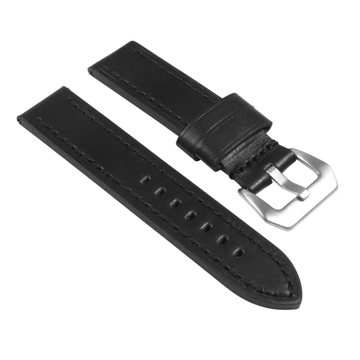 Thick Leather Strap for Garmin Fenix 5 / 6 / Forerunner 945 / Approach S62 / Instinct