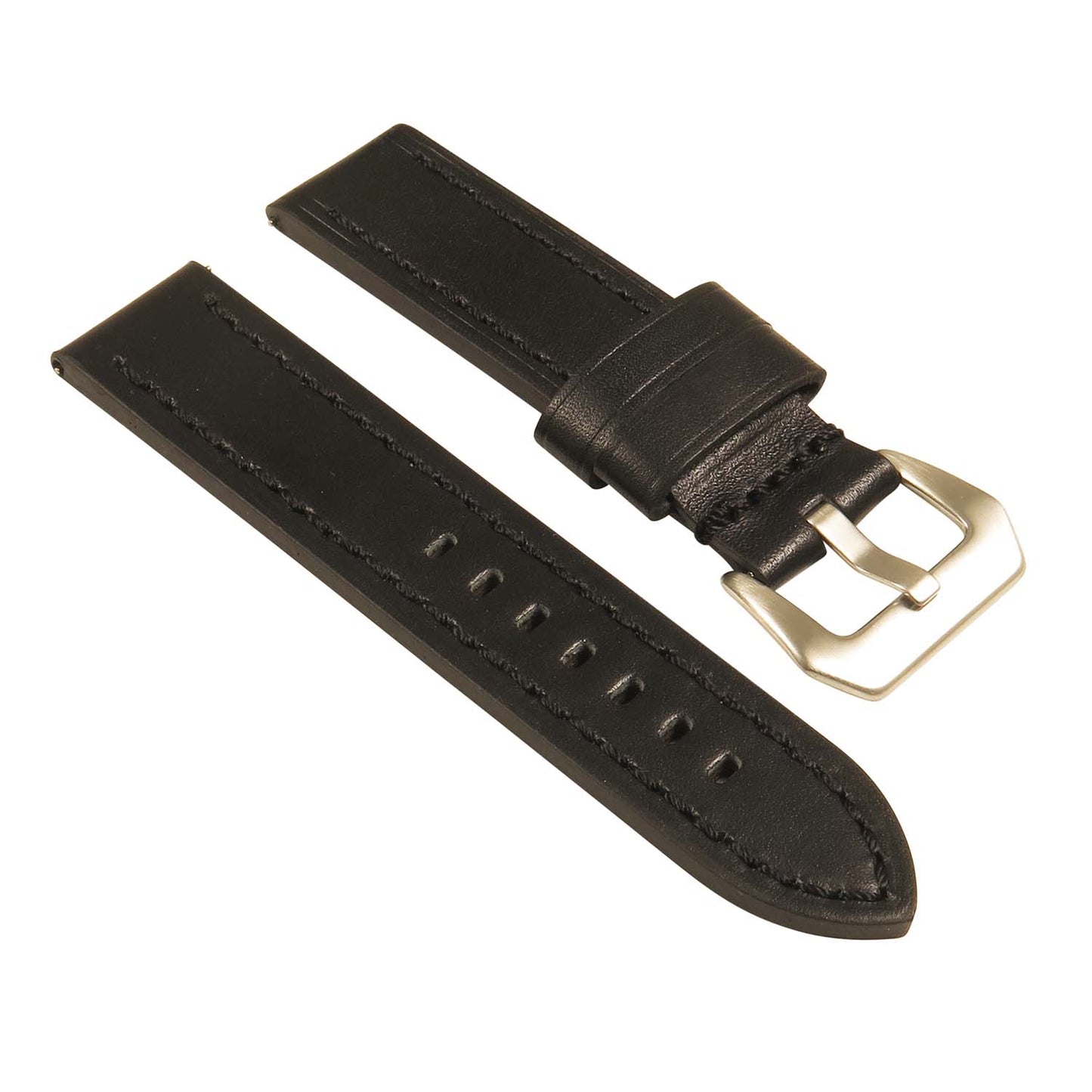 Thick Leather Strap w/ Stitching - Quick Release