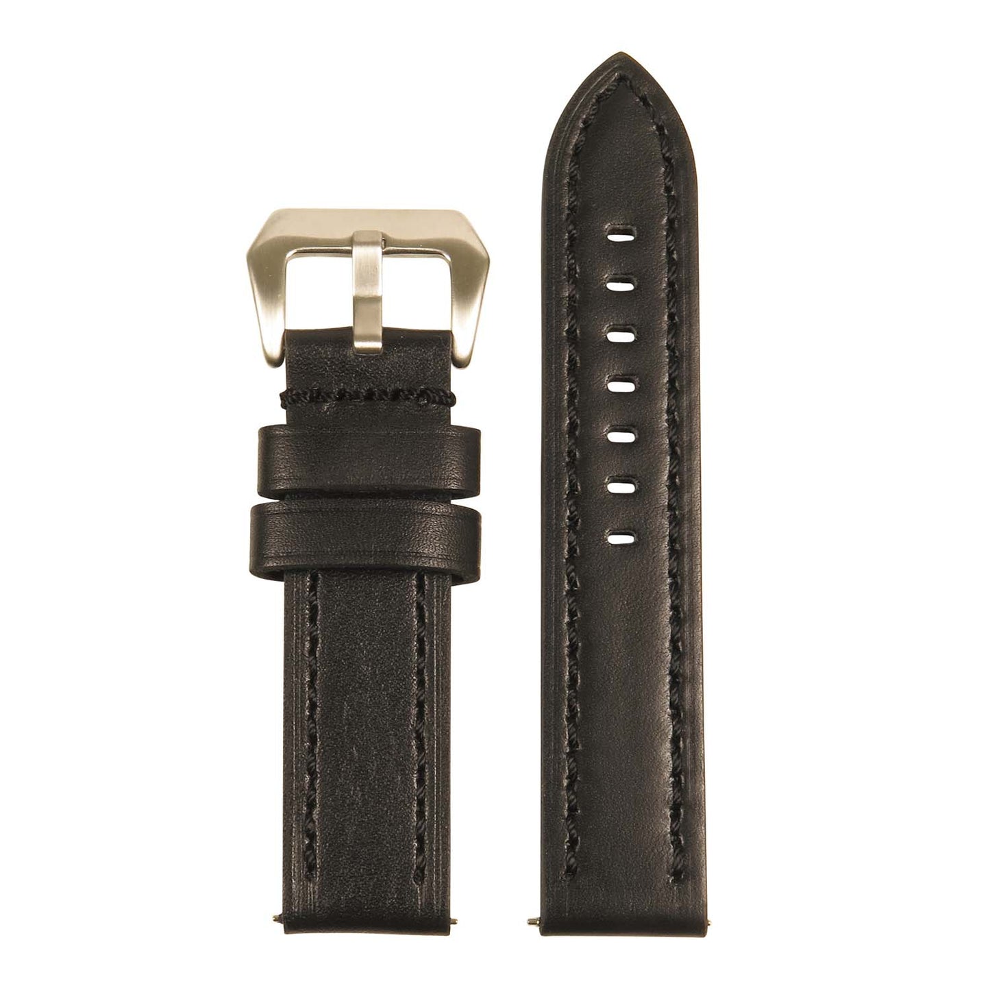 Thick Leather Strap w/ Stitching - Quick Release