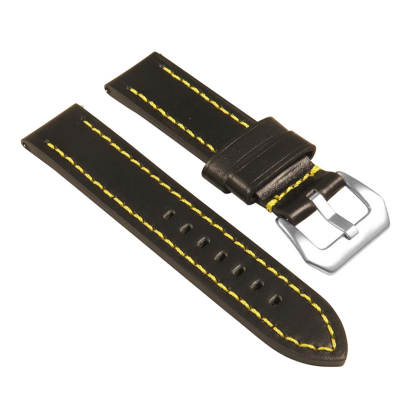 Thick Leather Strap w/ Stitching - Quick Release