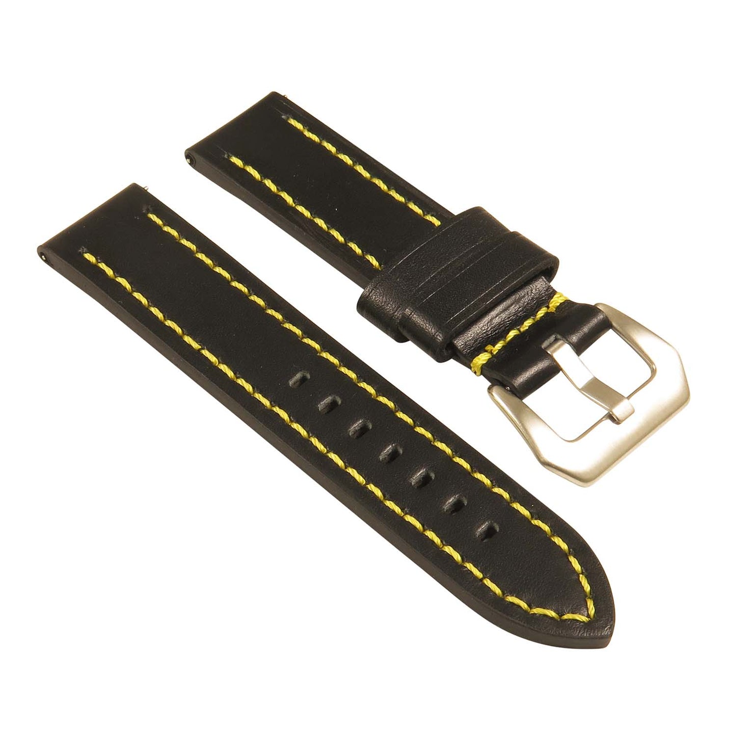 Thick Leather Strap w/ Stitching - Quick Release