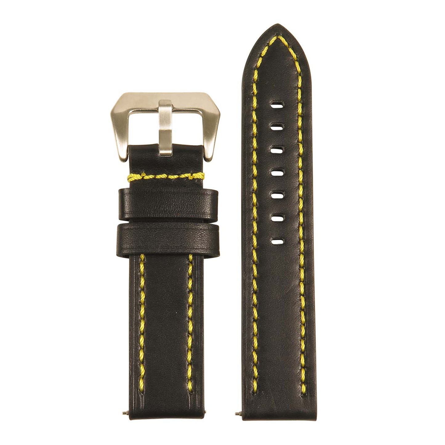Thick Leather Strap w/ Stitching - Quick Release