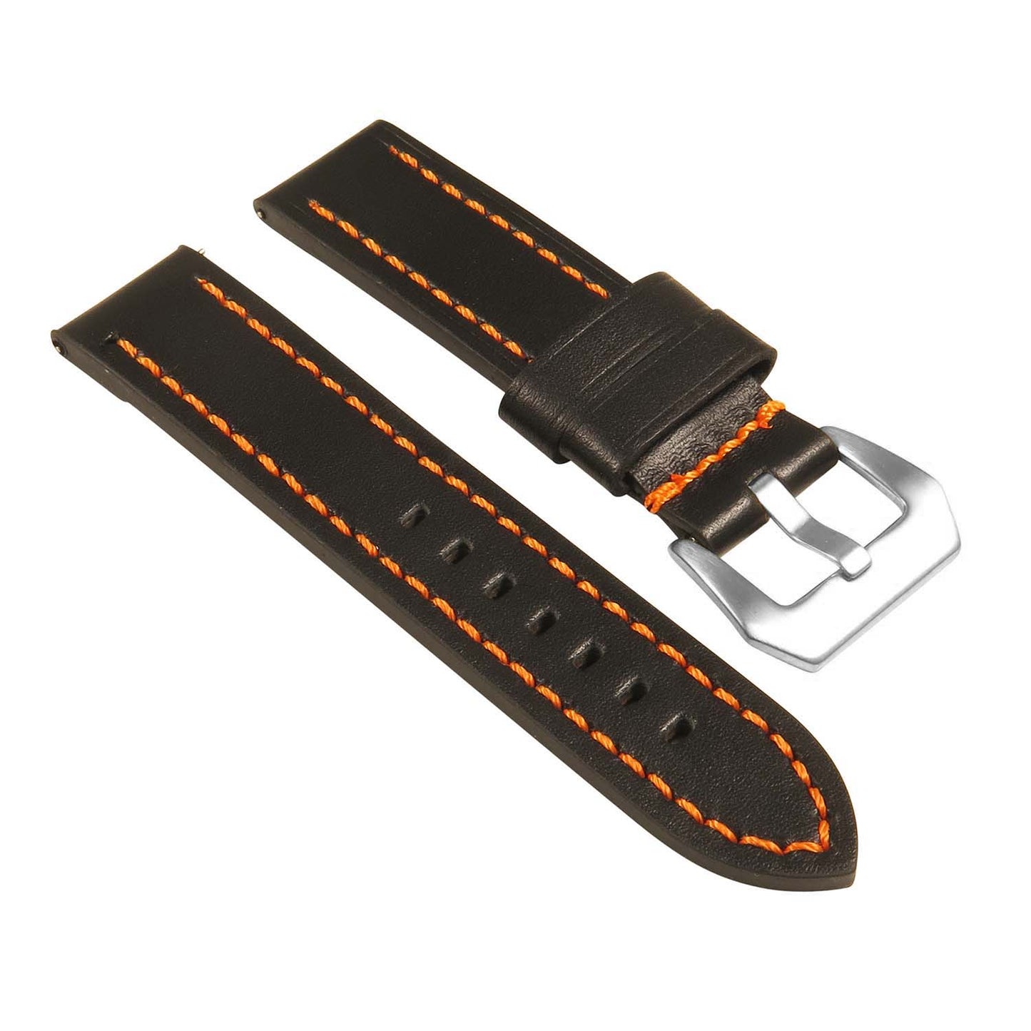 Thick Leather Strap w/ Stitching - Quick Release