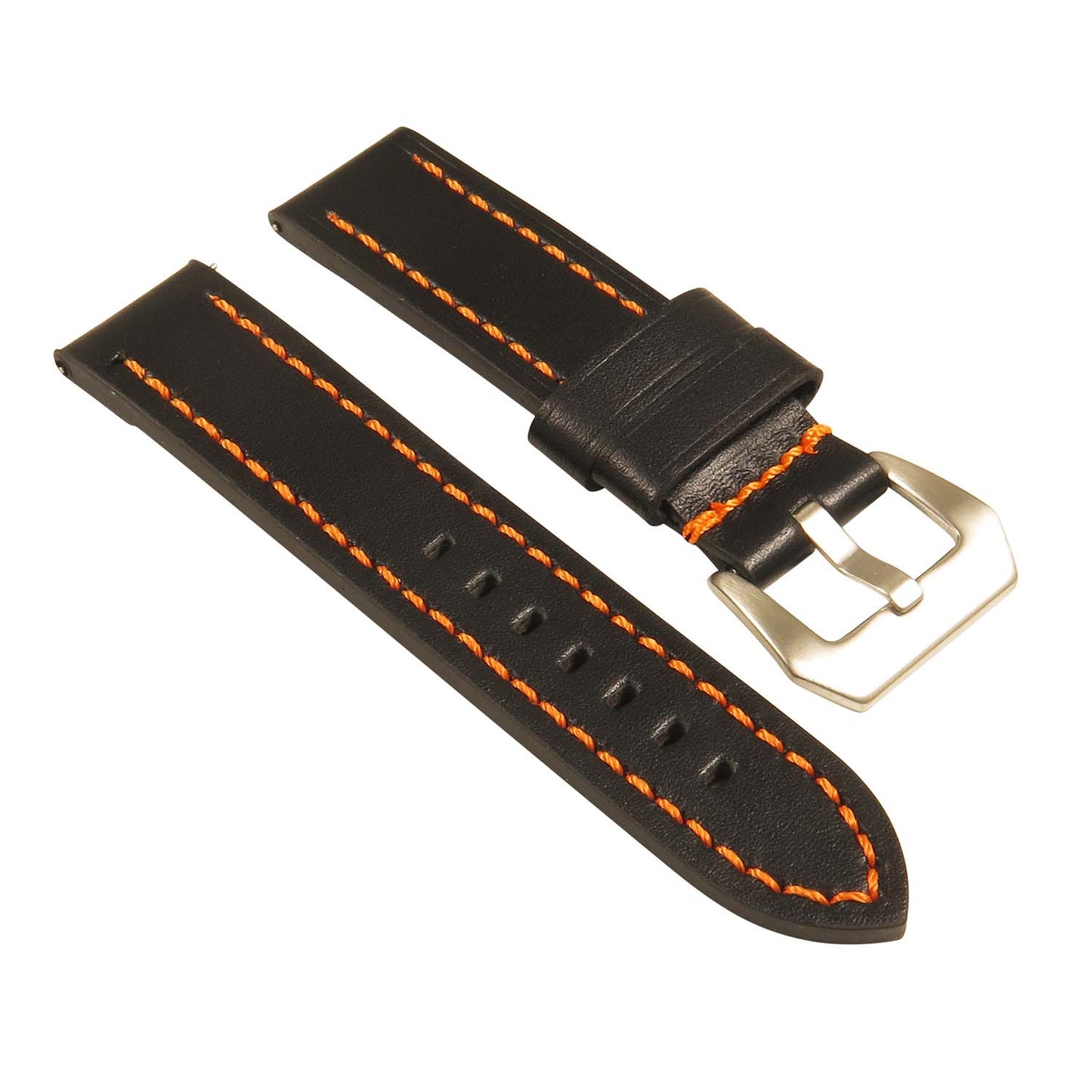Thick Leather Strap w/ Stitching - Quick Release