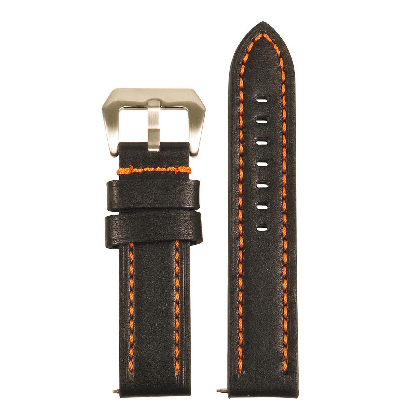 Thick Leather Strap w/ Stitching - Quick Release