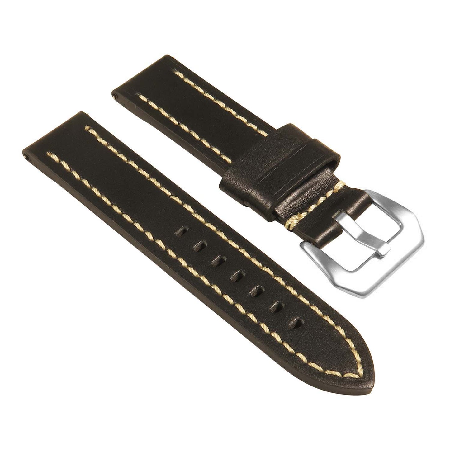 Thick Leather Strap w/ Stitching - Quick Release