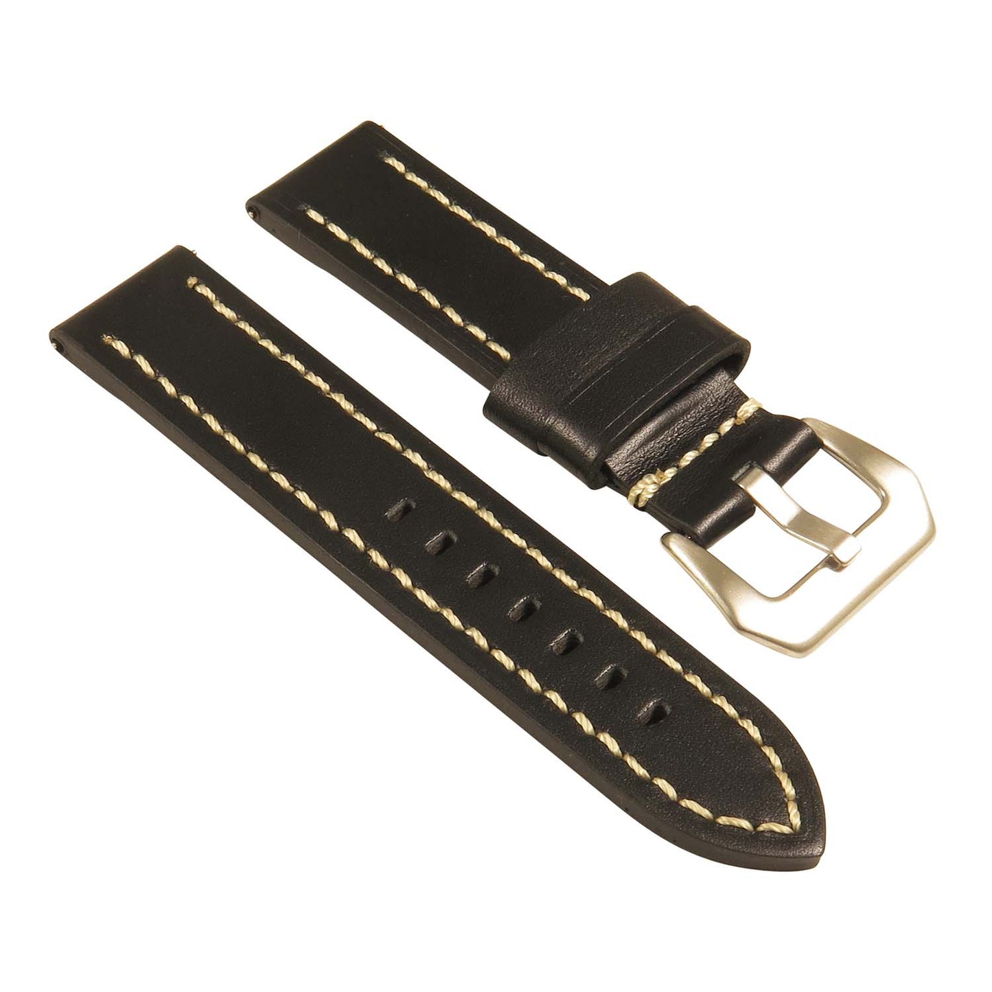 Thick Leather Strap w/ Stitching - Quick Release
