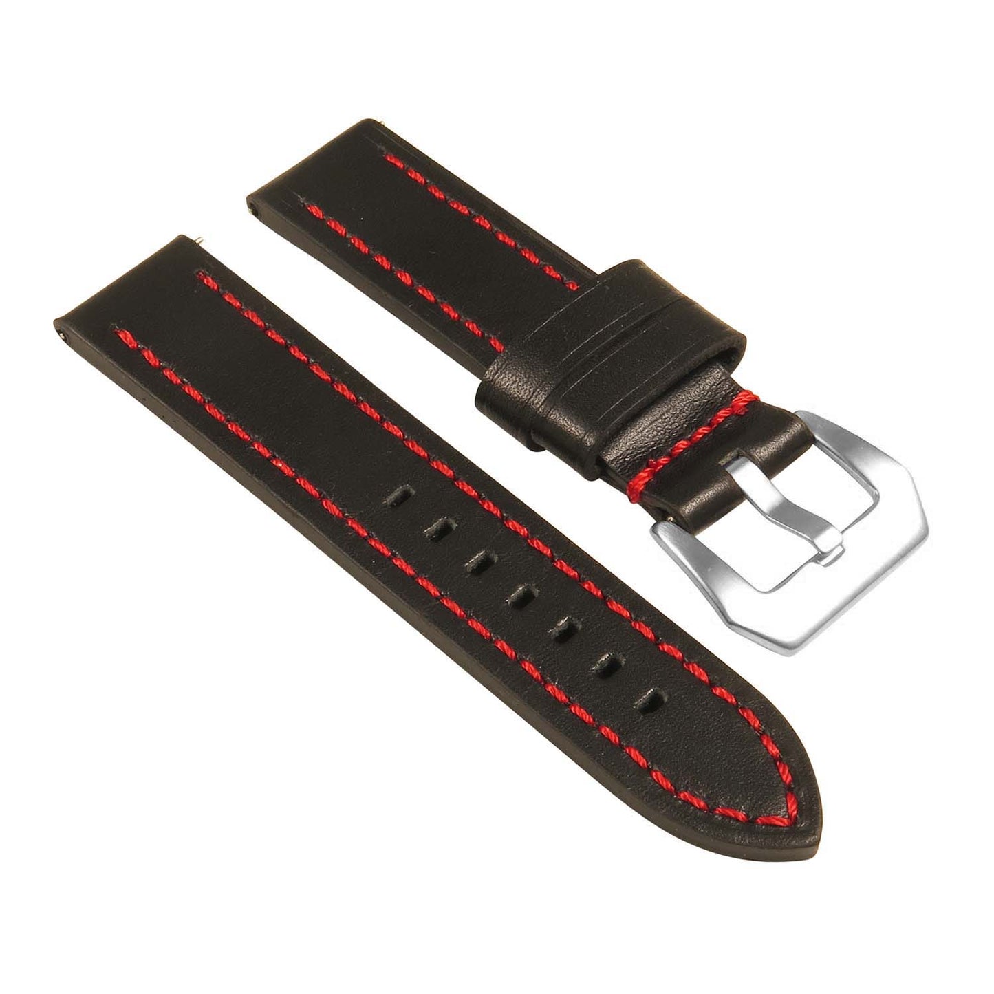 Thick Leather Strap w/ Stitching - Quick Release