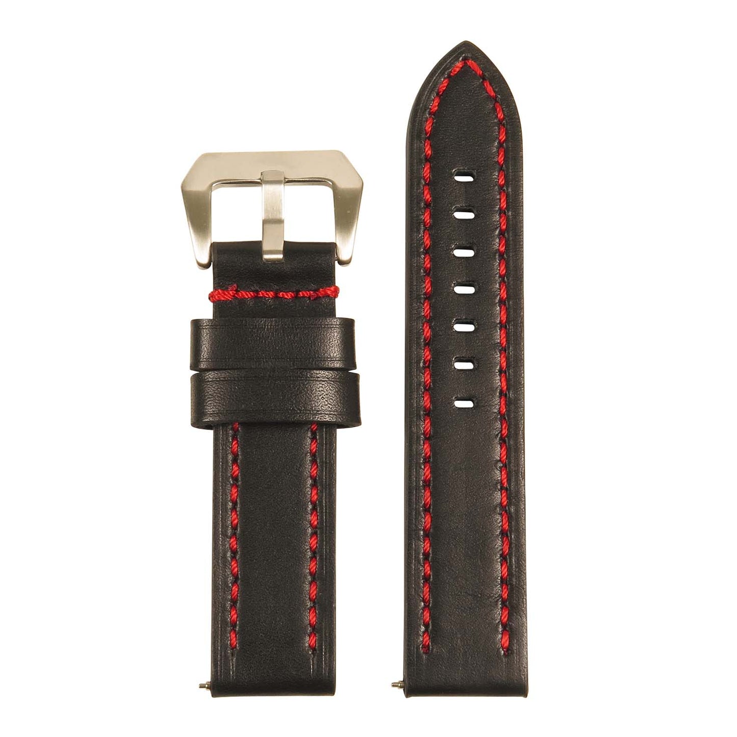 Thick Leather Strap w/ Stitching - Quick Release