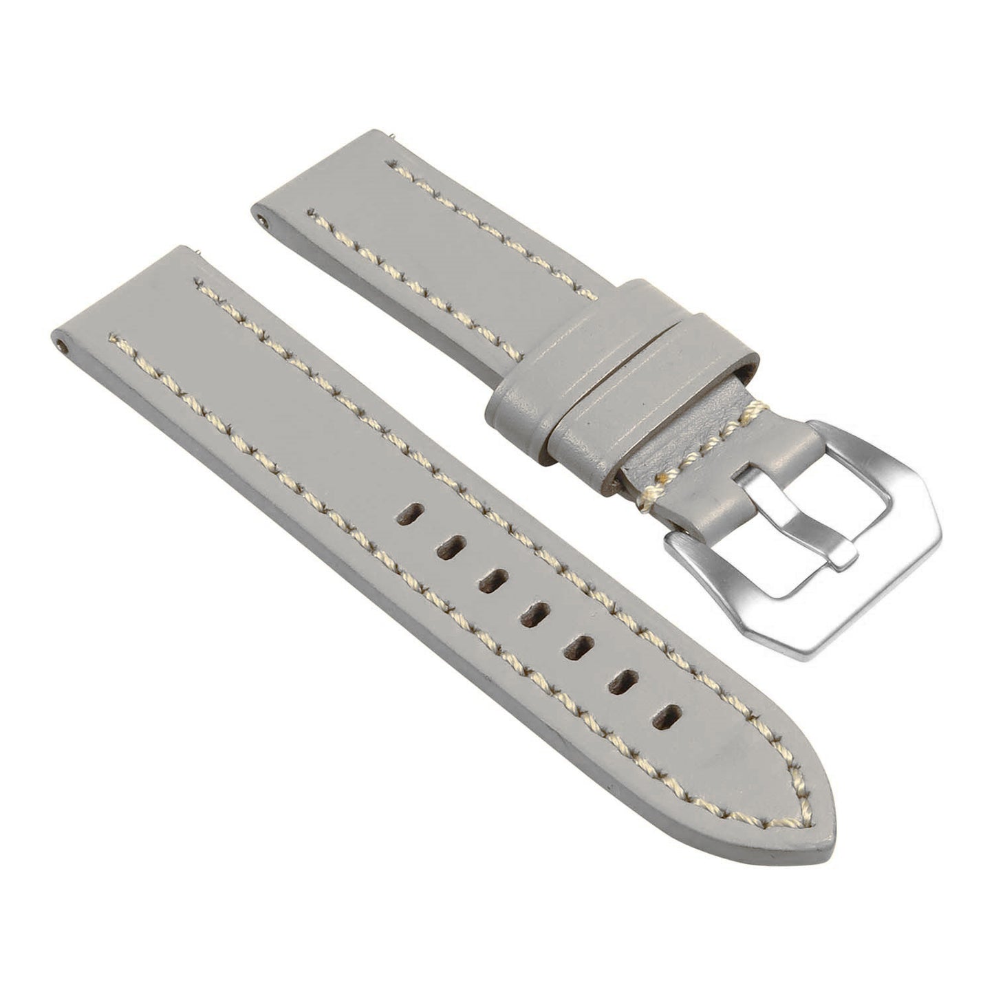 Thick Leather Strap w/ Stitching - Quick Release
