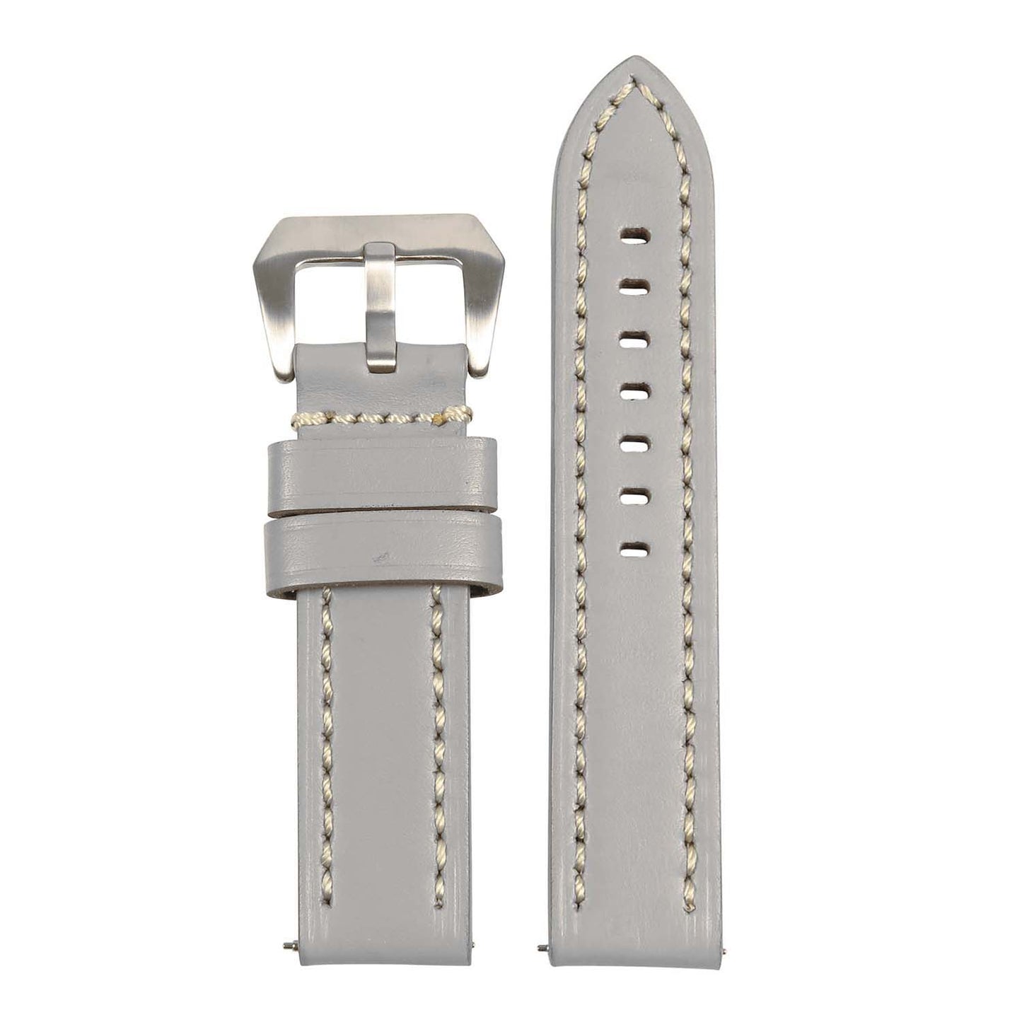 Thick Leather Strap w/ Stitching - Quick Release