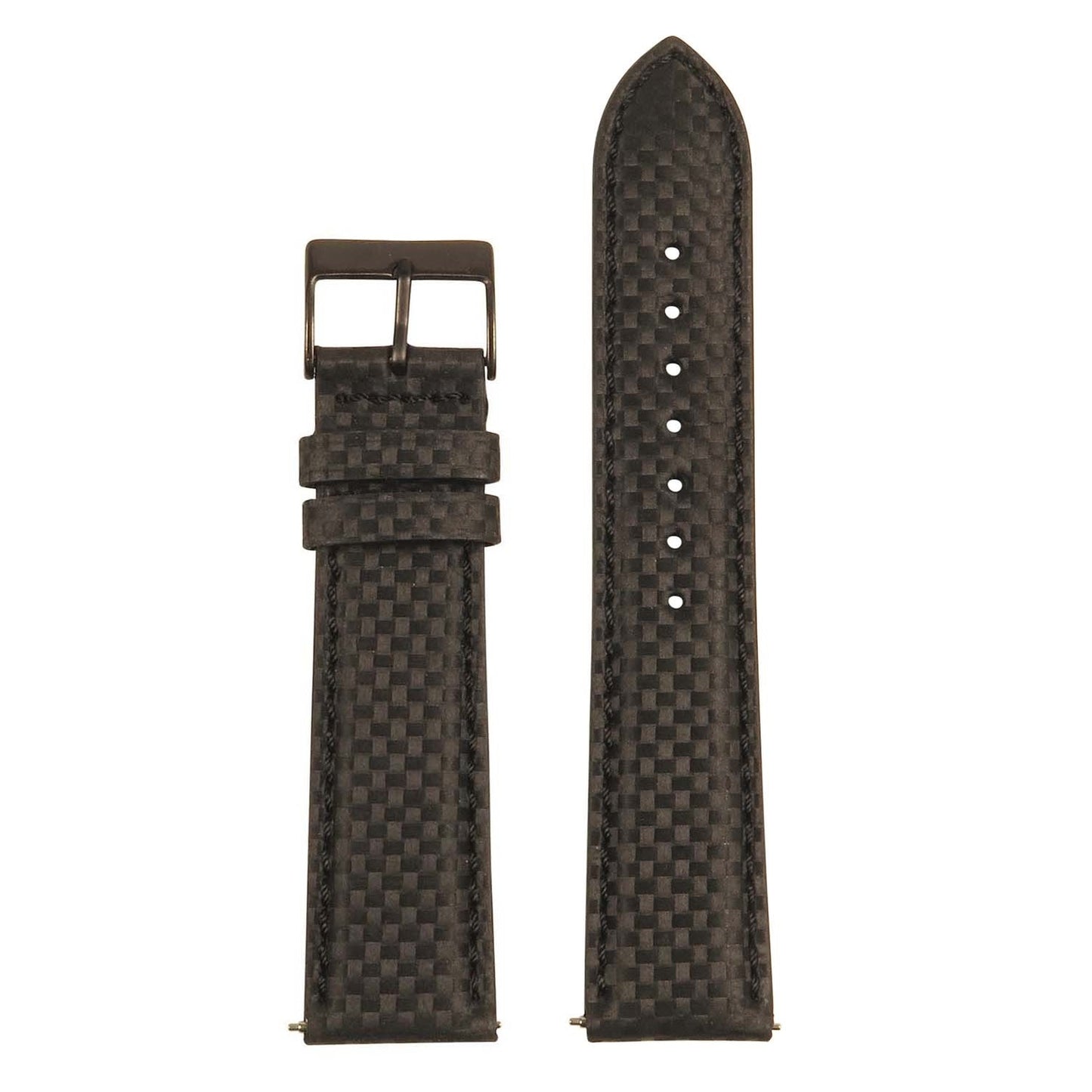 22mm Carbon Fiber Smart Watch Strap