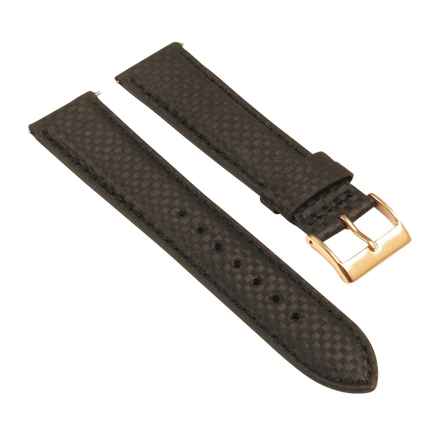 22mm Carbon Fiber Smart Watch Strap