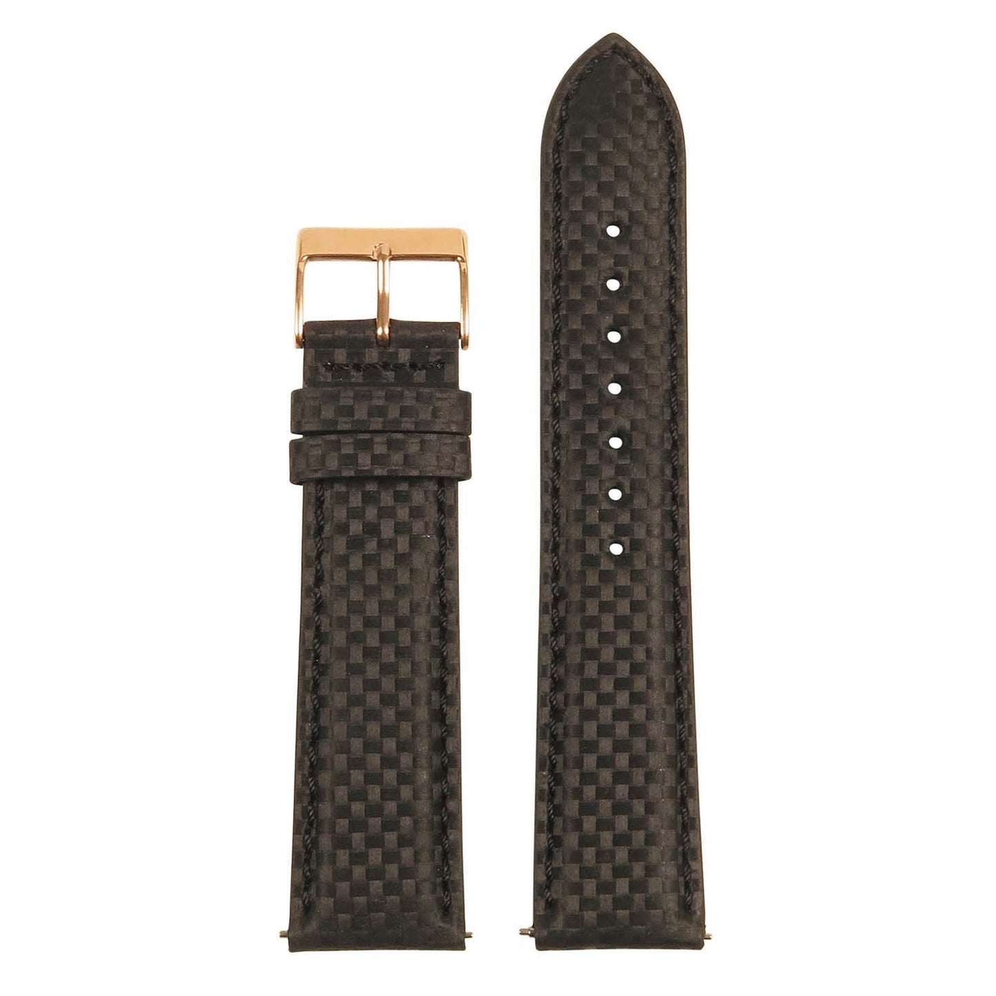 24mm Carbon Fiber Smart Watch Strap