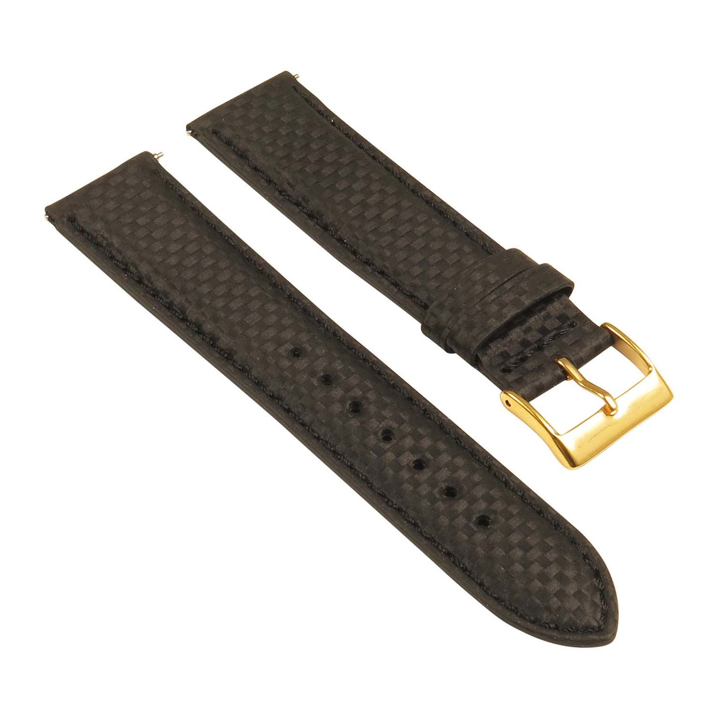 Carbon Fiber Embossed Leather Strap for Fitbit Versa & Versa 2