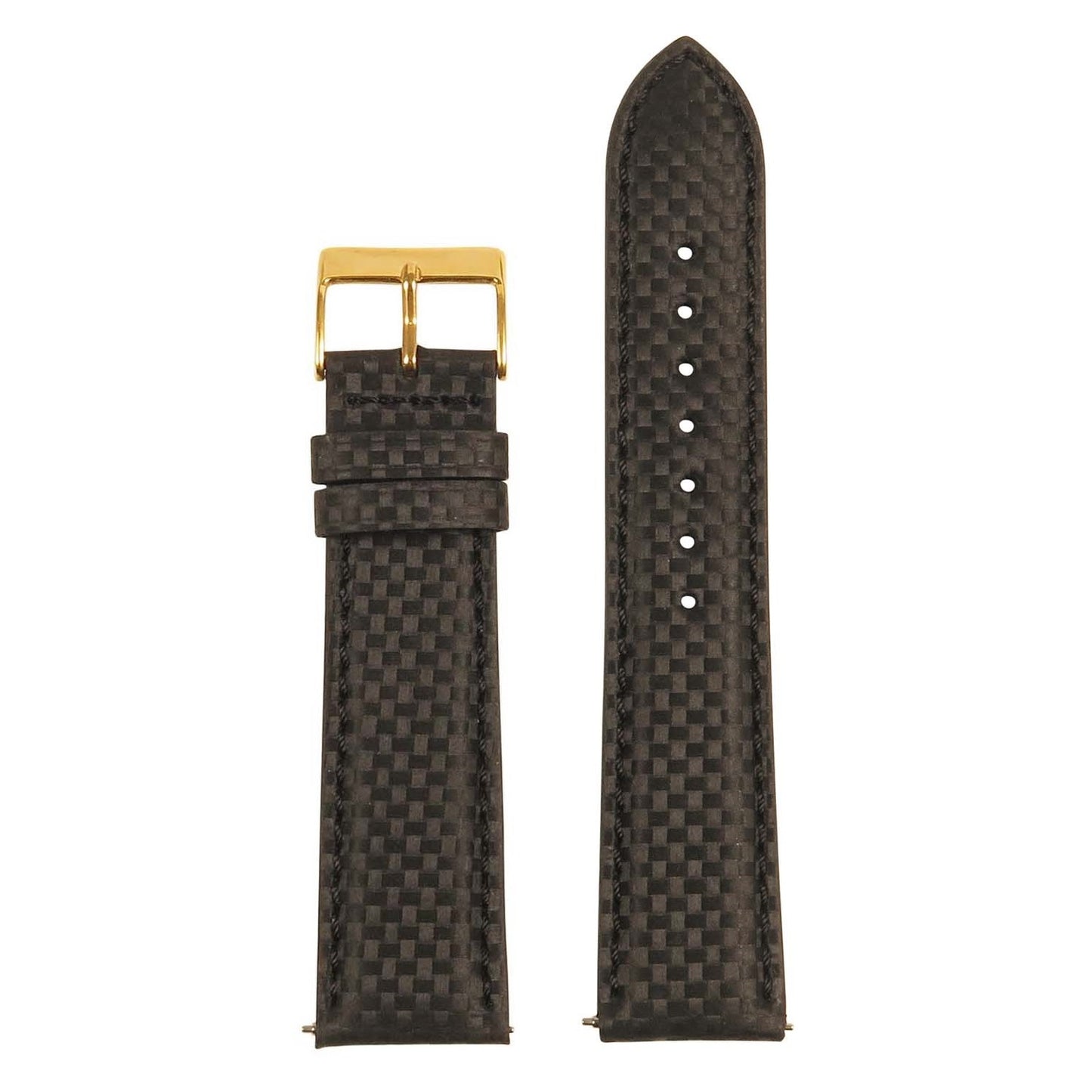 22mm Carbon Fiber Smart Watch Strap