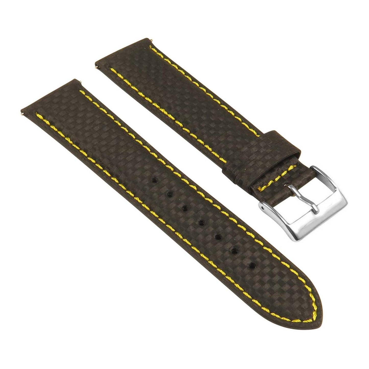 22mm Carbon Fiber Smart Watch Strap