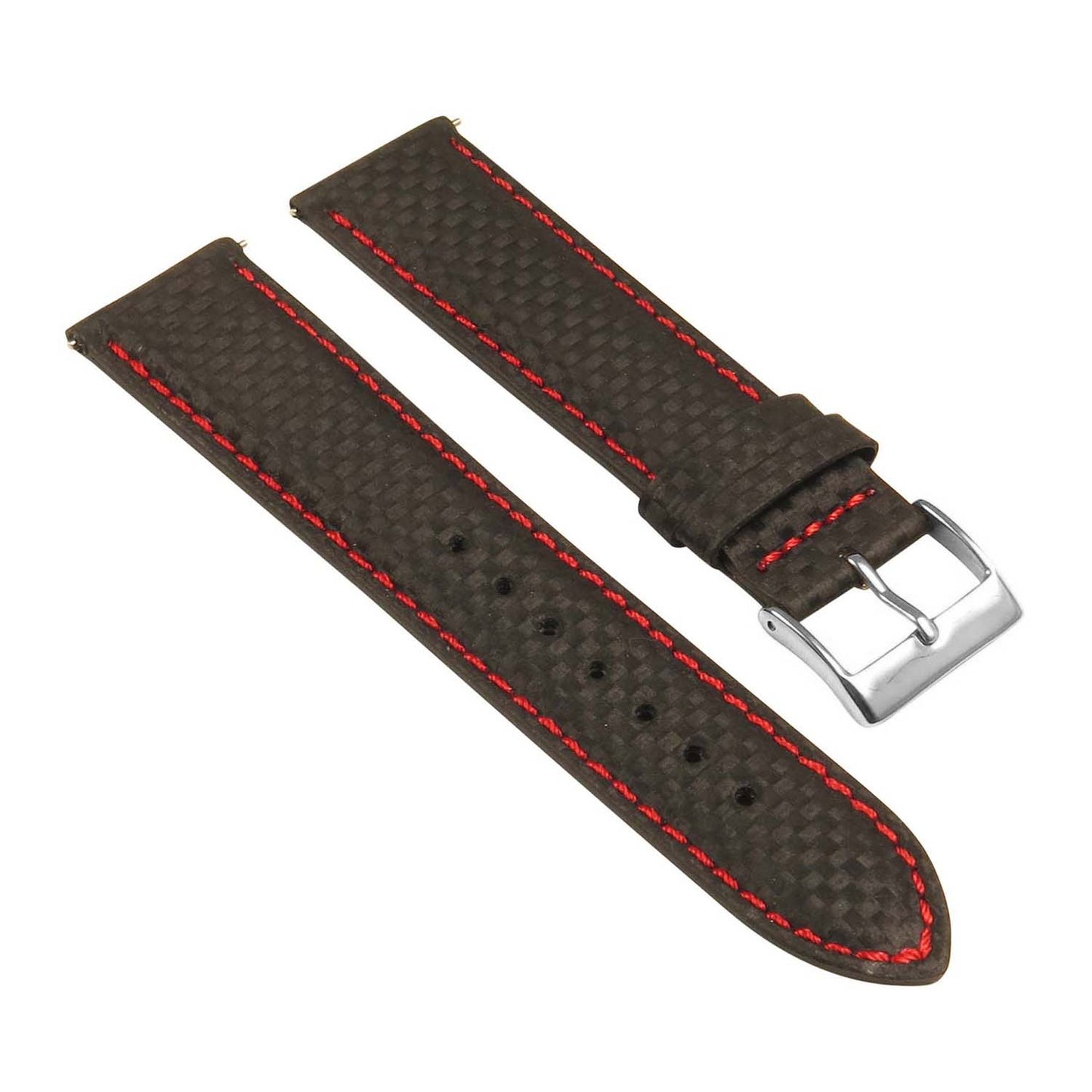 22mm Carbon Fiber Smart Watch Strap