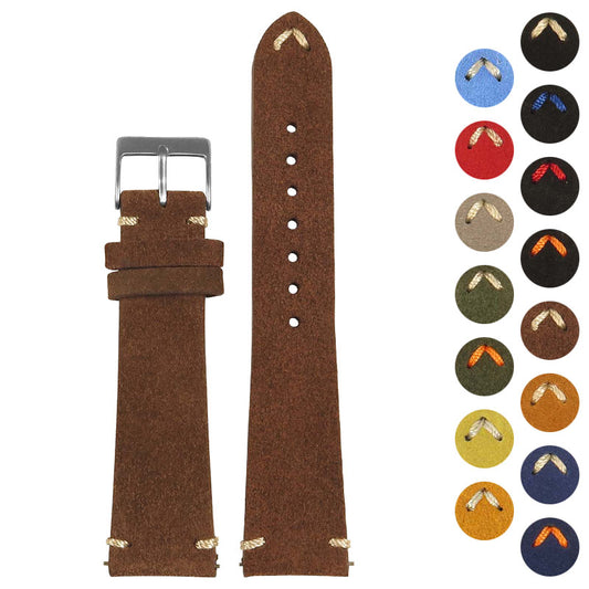 Suede Quick Release Strap - Regular Length