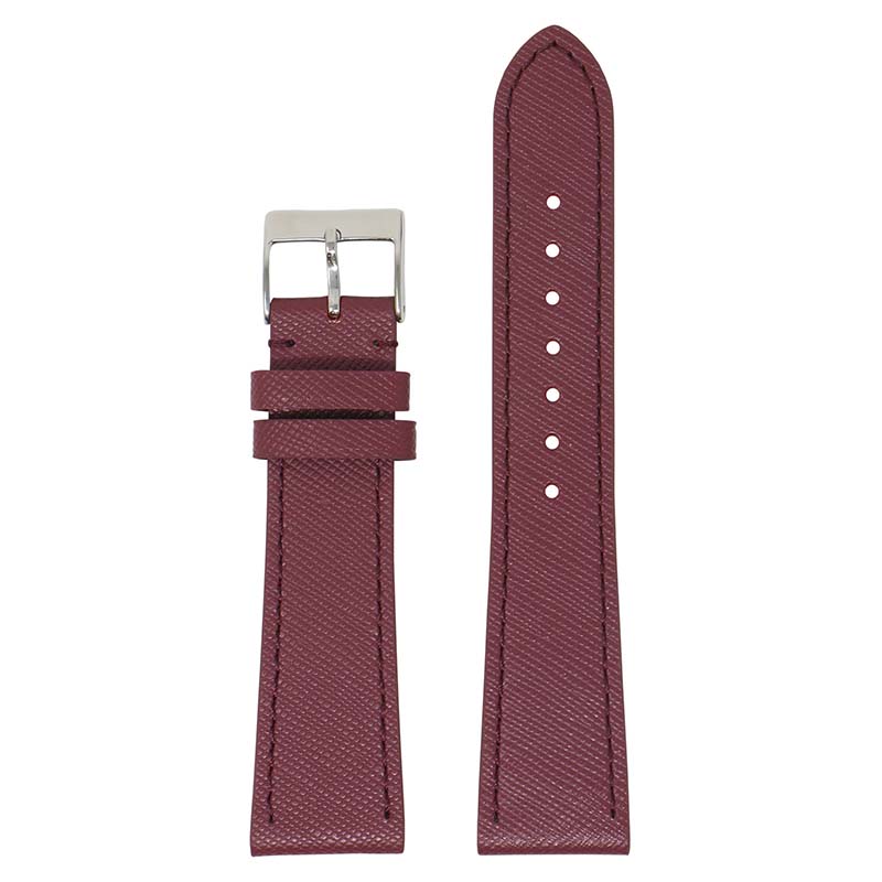 DASSARI Women's Saffiano Leather Strap (Short, Standard, Long) for Fitbit Versa 3