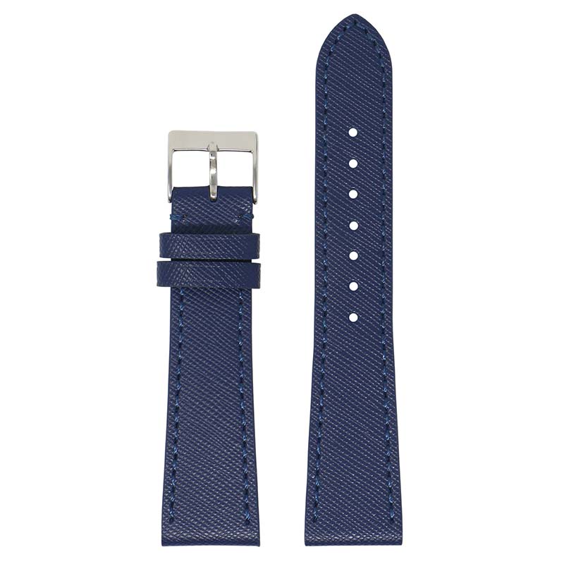 DASSARI Premium Saffiano Leather Strap (Short, Standard, Long) for Fitbit Charge 4 & Charge 3
