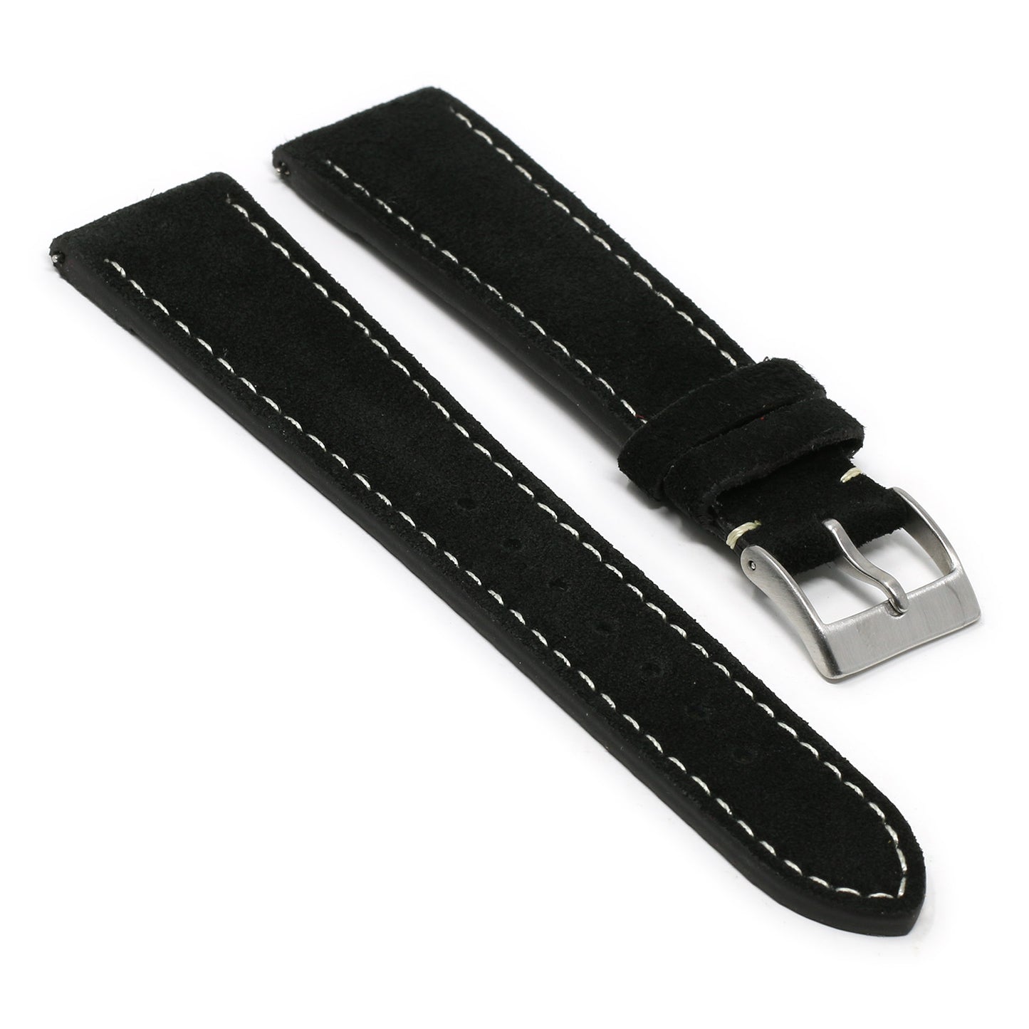 20mm Suede Smart Watch Strap (Short, Standard, Long)