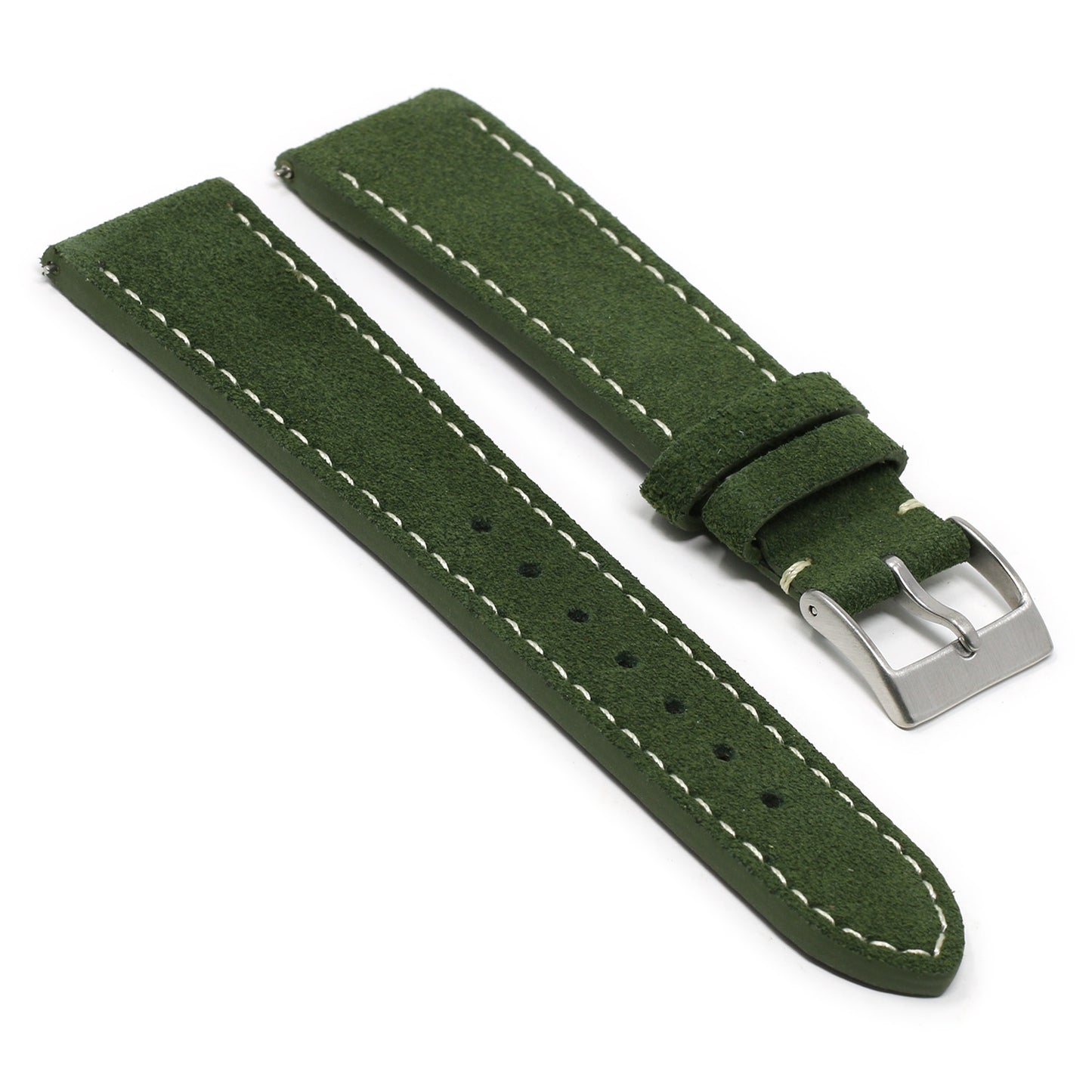 18mm Suede Smart Watch Strap (Short, Standard, Long)