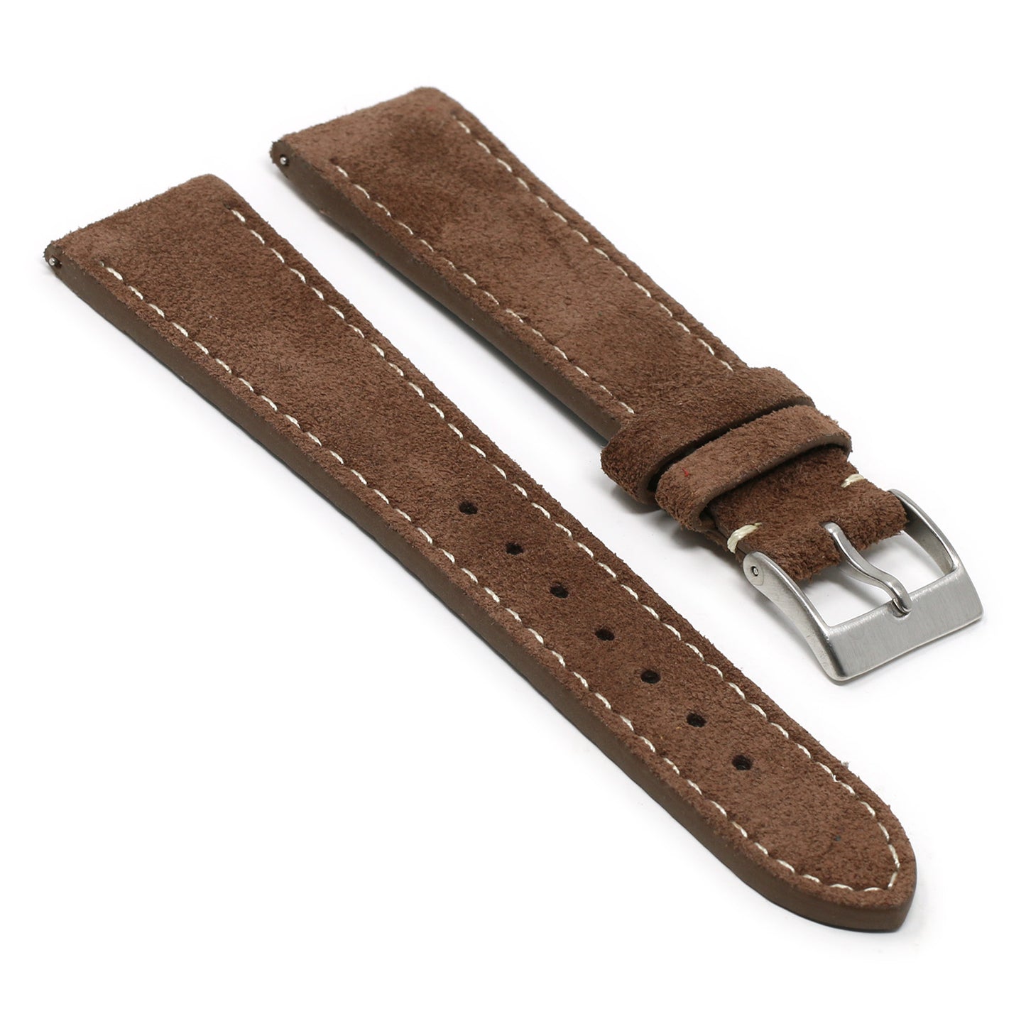 20mm Suede Smart Watch Strap (Short, Standard, Long)