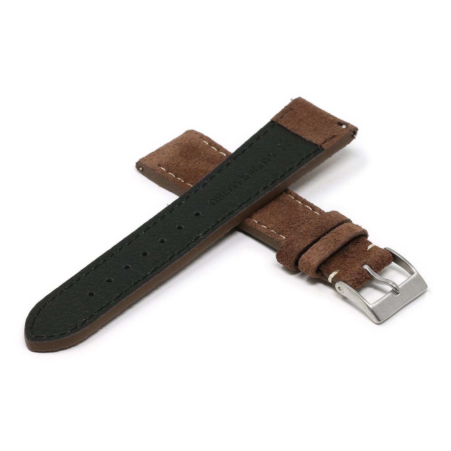 18mm Suede Smart Watch Strap (Short, Standard, Long)