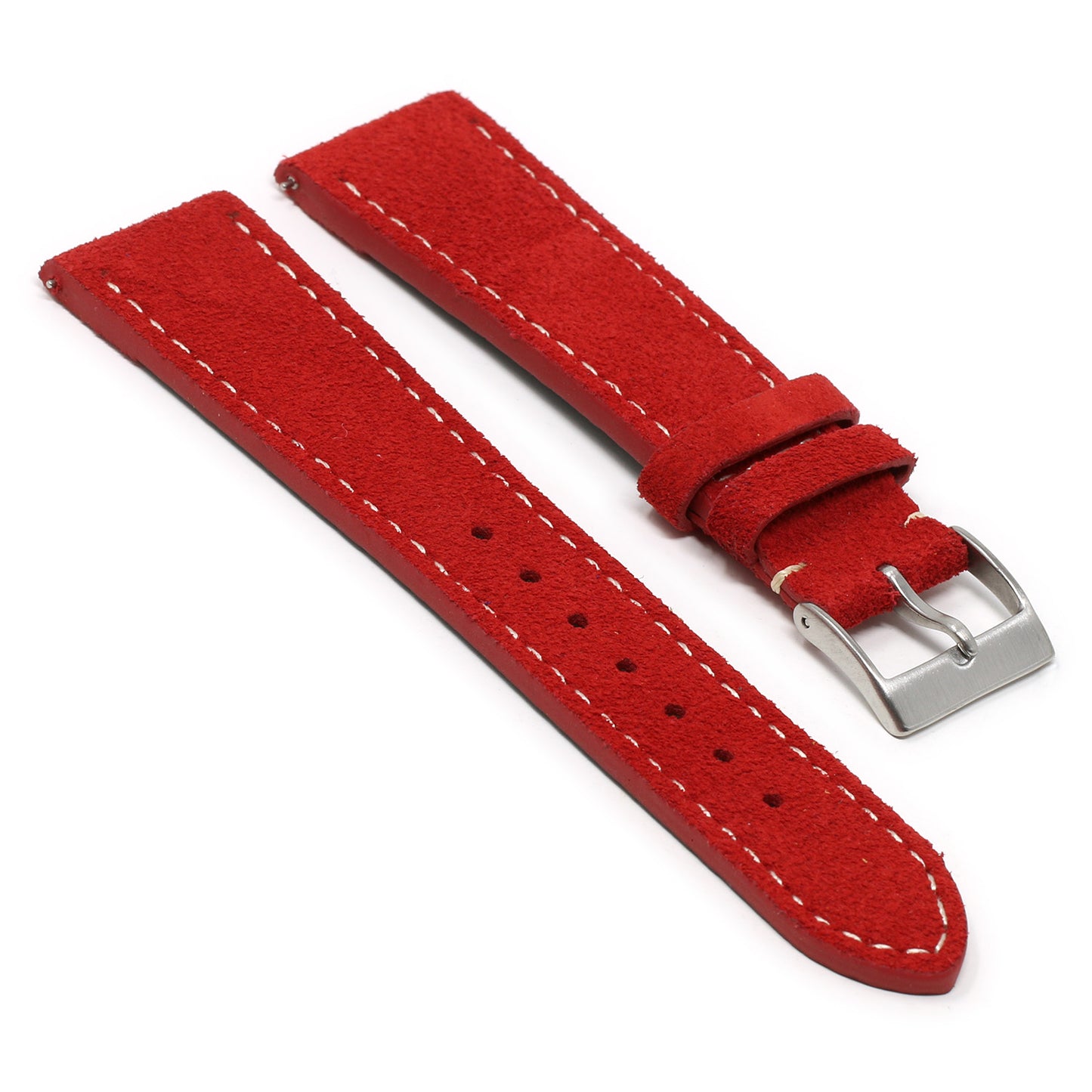 Classic Suede Strap Red
