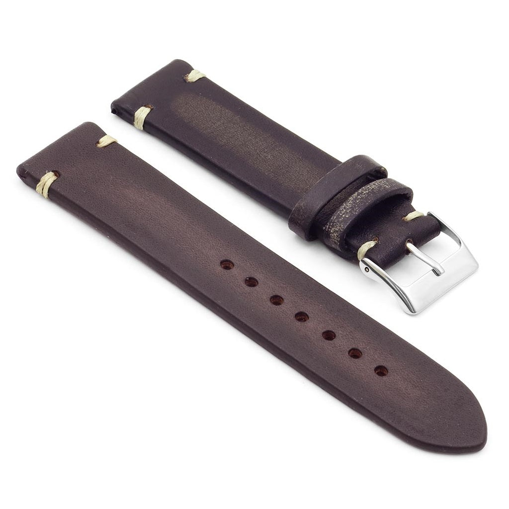 Distressed Vintage Leather Watch Strap