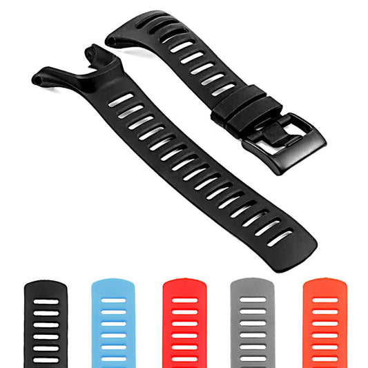 Rubber Strap w/ Black Buckle for Suunto Ambit/Ambit2/Ambit3 Peak