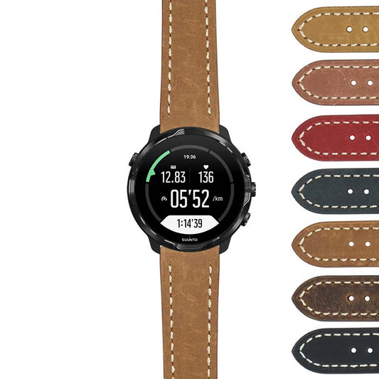 StrapsCo Leather Hybrid Band for Samsung Galaxy Watch 5 & Galaxy Watch 4