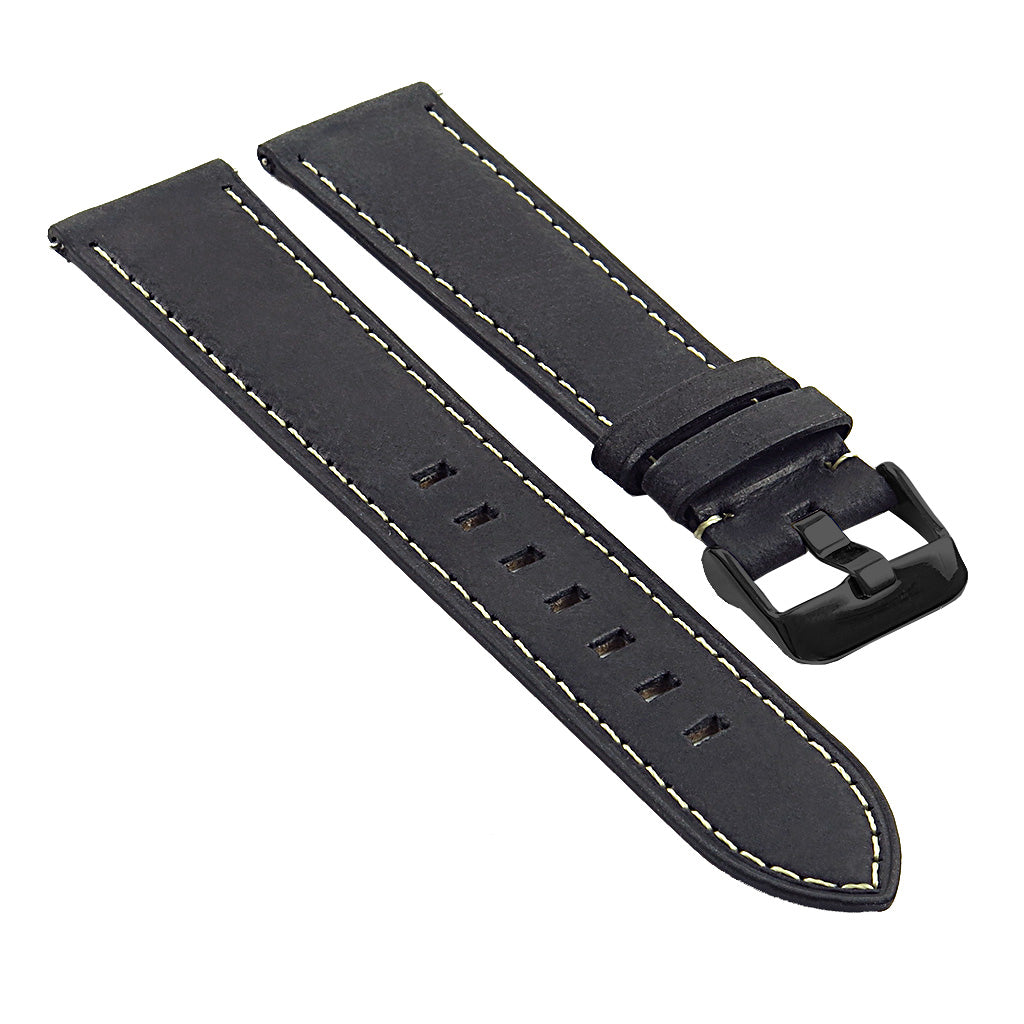 DASSARI Vintage Italian Leather Strap for Samsung Galaxy Watch 3