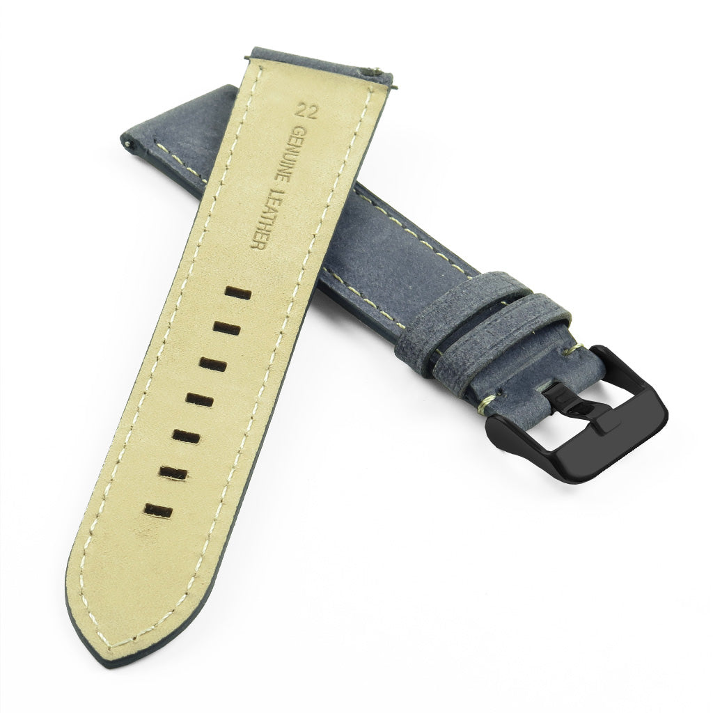 DASSARI Vintage Italian Leather Strap for Fossil Sport Smartwatch