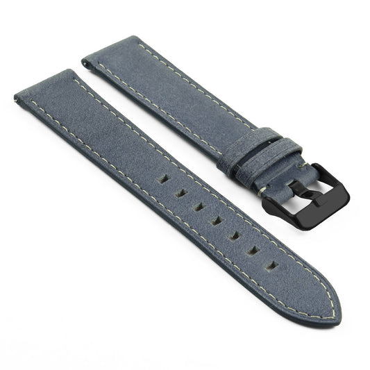DASSARI Vintage Italian Leather Strap for Garmin Forerunner 745