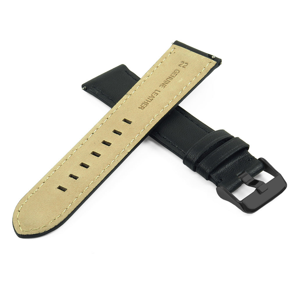 DASSARI Smooth Italian Leather Strap for Samsung Galaxy Watch