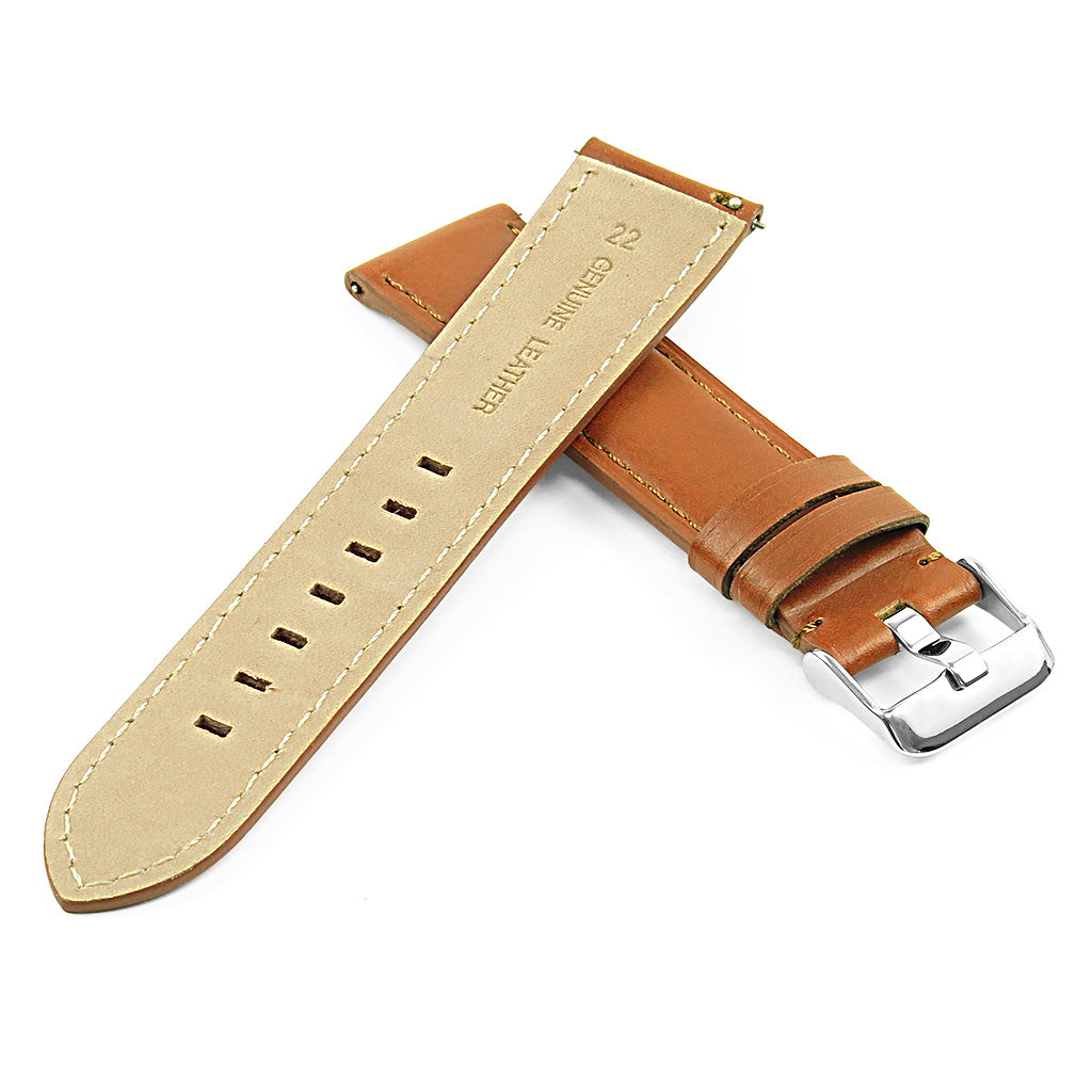 DASSARI Smooth Italian Leather Strap for Samsung Galaxy Watch