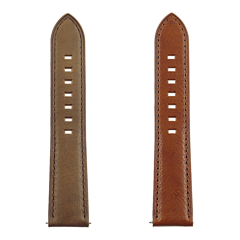 DASSARI Italian Vintage Leather Strap for Garmin Vivoactive 4