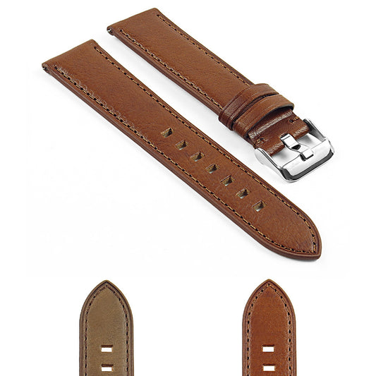 DASSARI Italian Vintage Leather Strap for Garmin Vivoactive 4