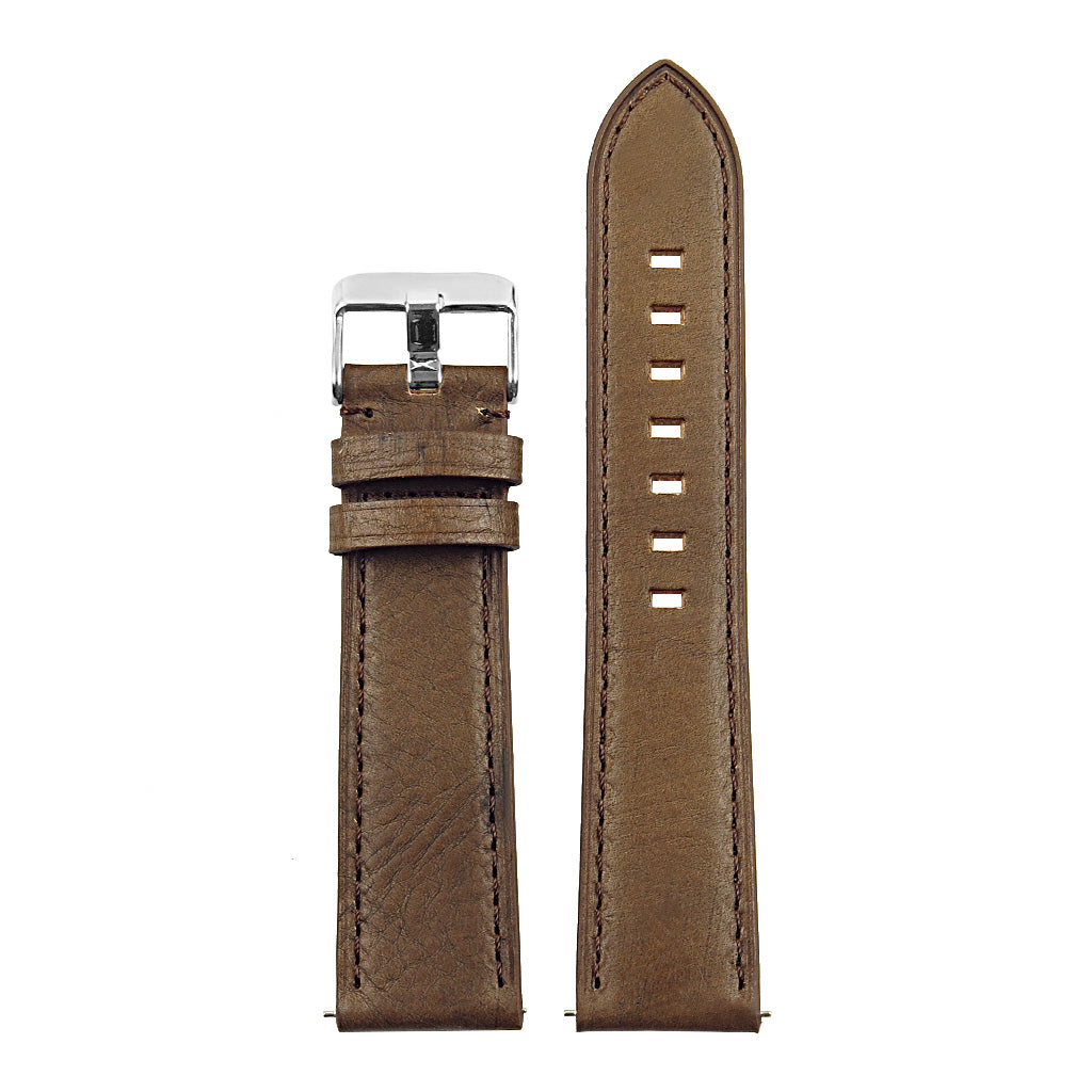 DASSARI Italian Vintage Leather Strap for Fossil Sport Smartwatch