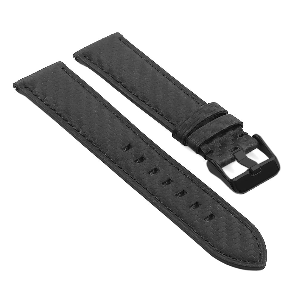 DASSARI Carbon Fiber Strap for LG G Watch W100 & G Watch R W110