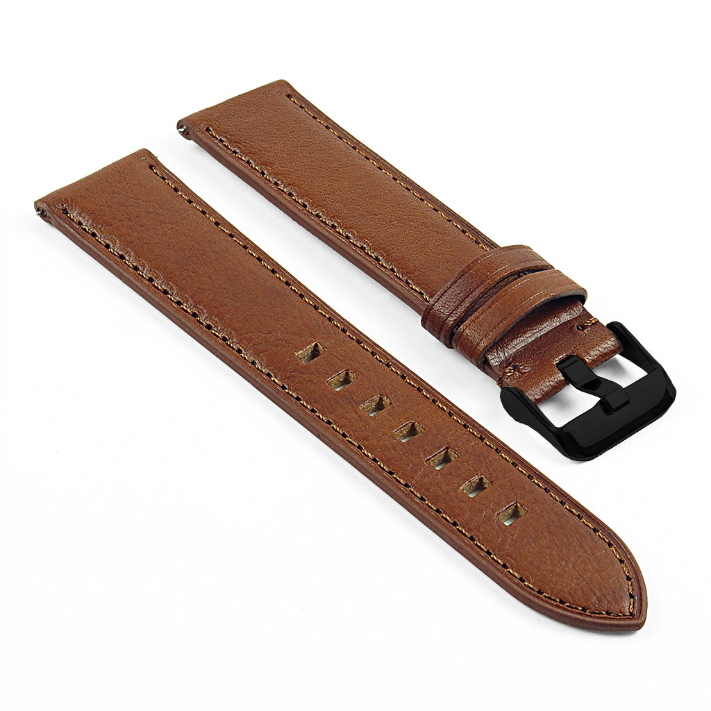 DASSARI Vintage Italian Leather Band for Garmin Forerunner 745